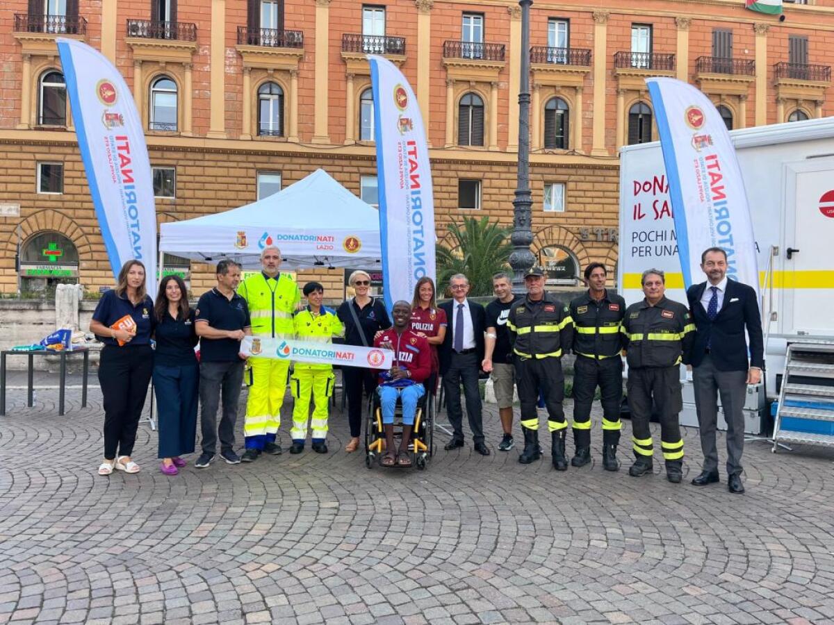 Anas e Polizia di Stato insieme per promuovere la donazione di sangue -