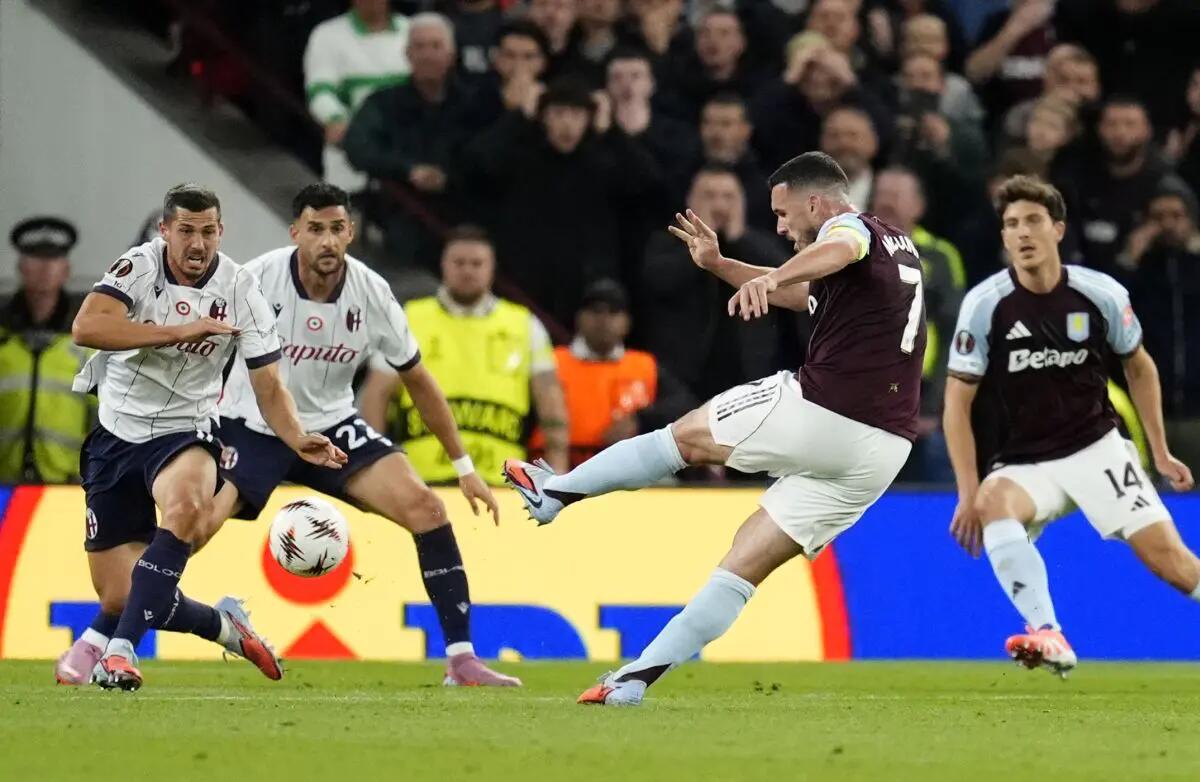 Aston Villa-Bologna 1-0, decide la rete di McGinn - 