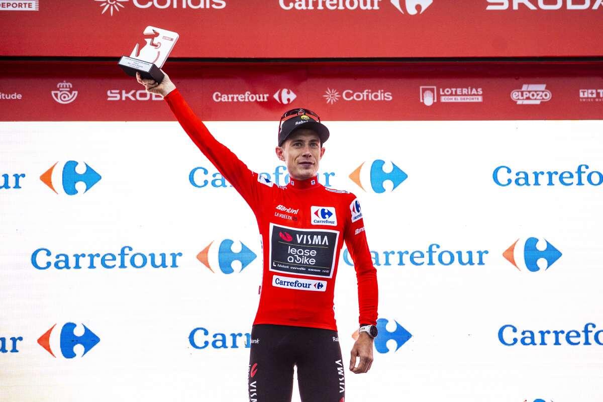 Alla Vuelta Vine vince la 10^ tappa, Vingegaard torna in rosso -