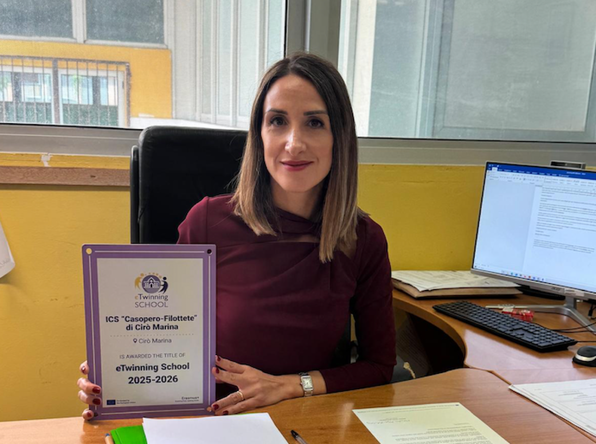 Cirò Marina - L’I.C. Casopero-Filottete premiato come “Scuola eTwinning” - 