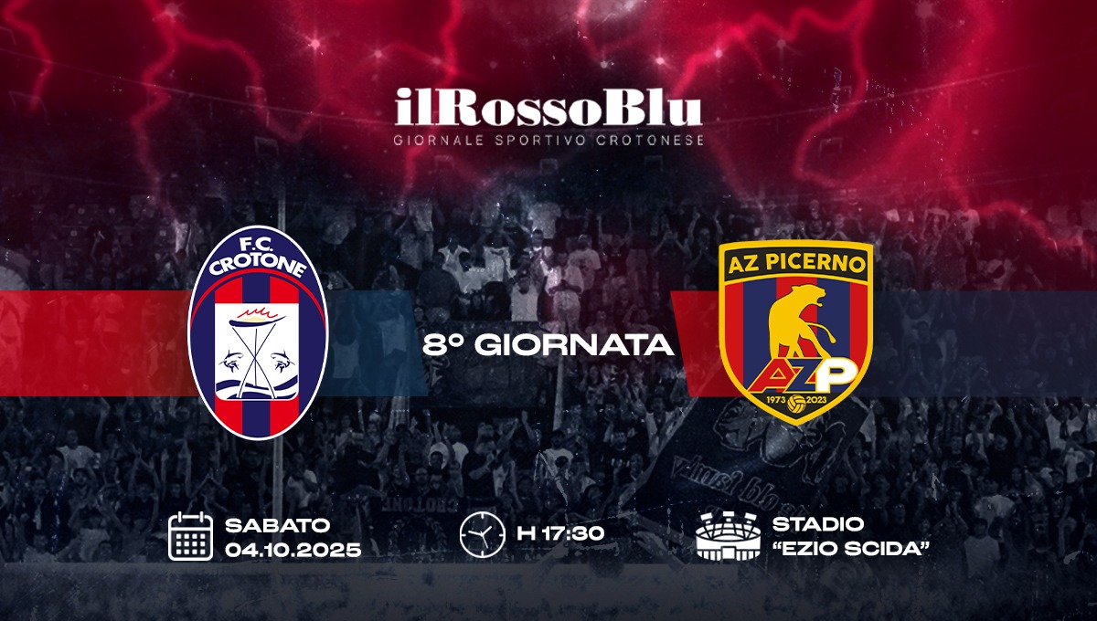 #CrotonePicerno | Le formazioni: maglia da titolare per Berra e Gallo  - 