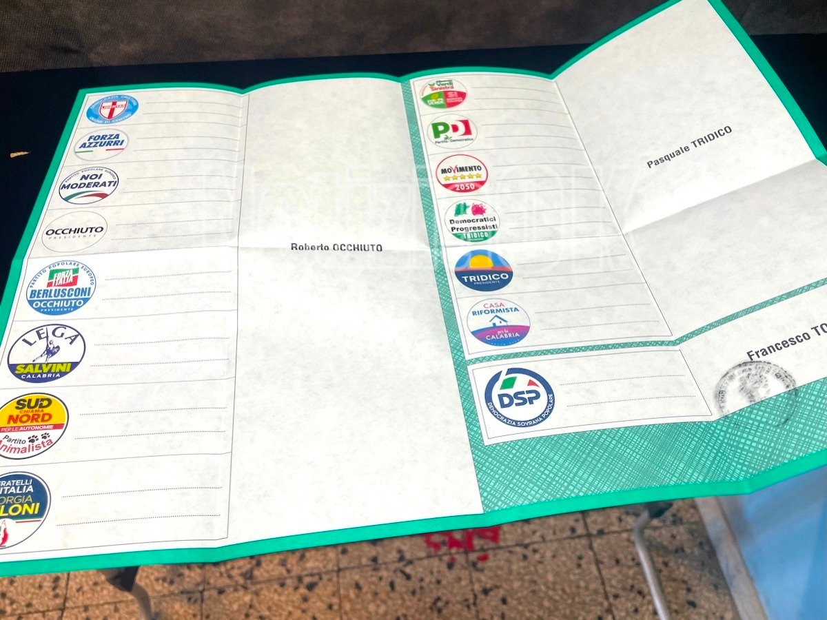 Elezioni Regionali Calabria 2025: affluenza definitiva al 43,2% - 