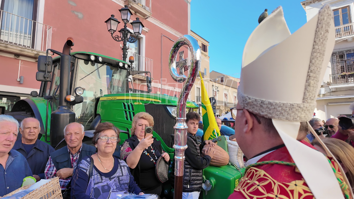 (VIDEO) Crotone celebra il suo protettore San Dionigi: pochi trattori in piazza e l’allarme degli agricoltori su raccolti e lingua blu - 
