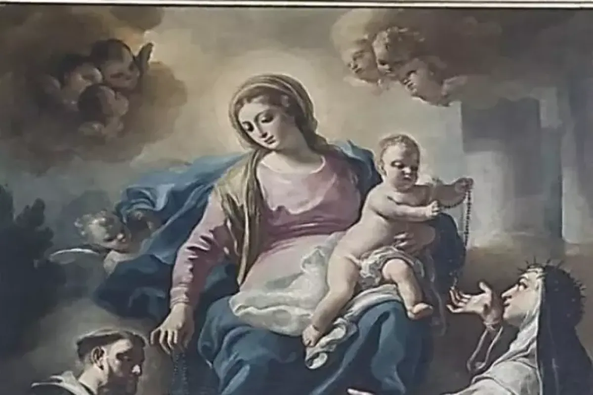 Ritrovata dopo 47 anni la “Madonna del Rosario con Gesù Bambino e Santi”: torna nella chiesa di Rende