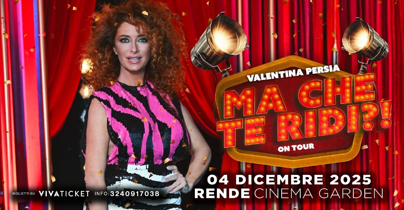 Valentina Persia arriva a Rende con il suo nuovo spettacolo comico - 