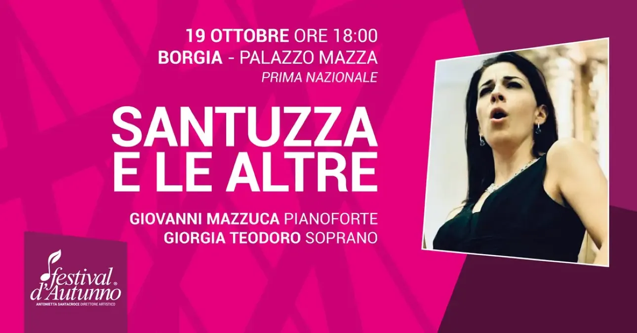 Festival d'Autunno: opera lirica con Santuzza e le altre -