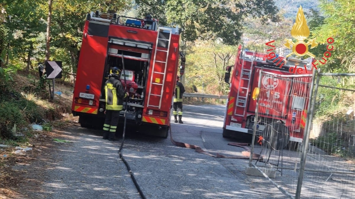 Catanzaro - Fuga di gas in via Ferdinando Galiani -