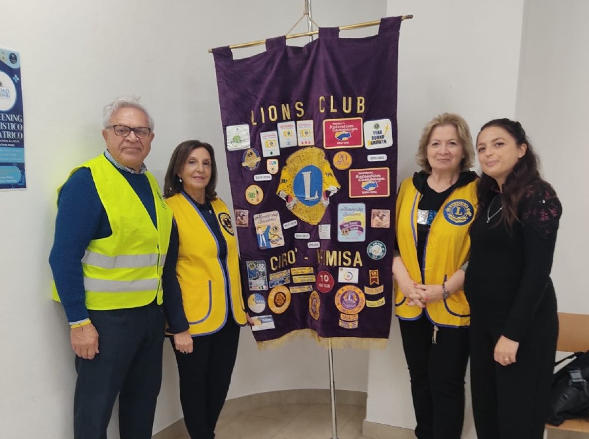 Lions Club Cirò Krimisa, prevenzione visiva: una mattinata dedicata ai più piccoli -