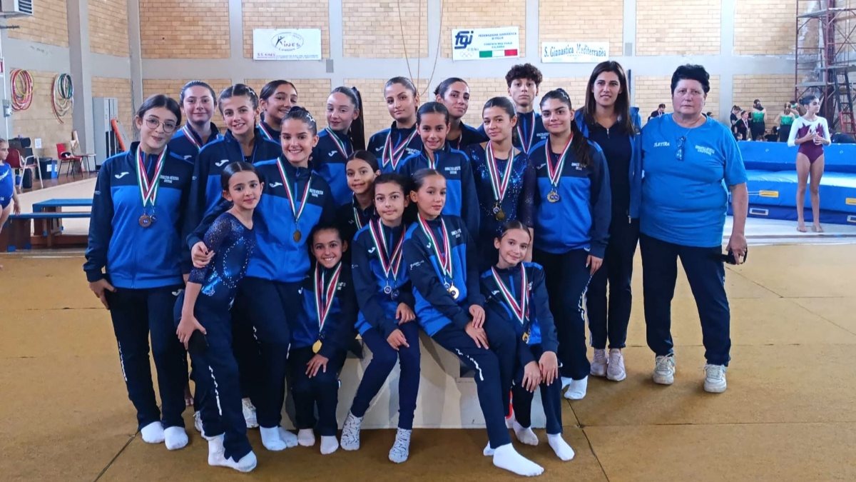 Trionfo della Ginnastica Artistica a Catanzaro -