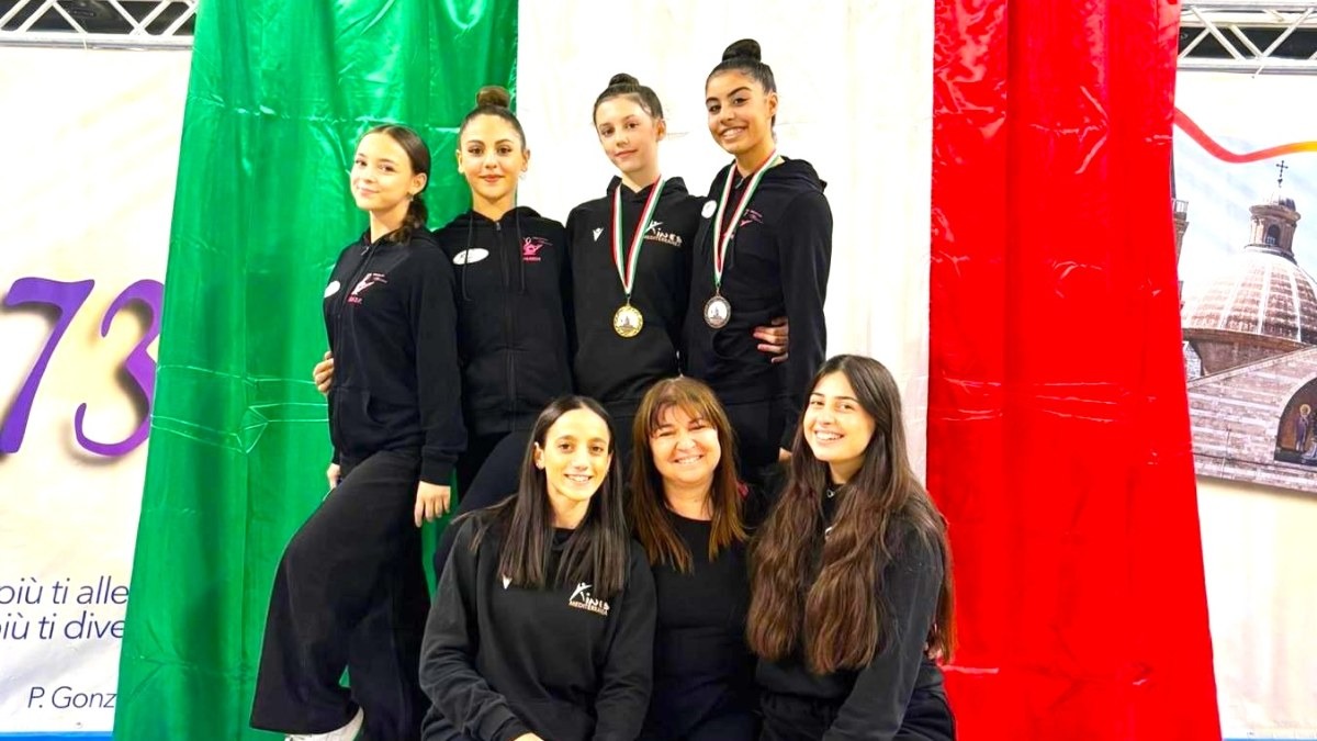 Pioggia di medaglie per la Kines agli interregionali di ginnastica ritmica -