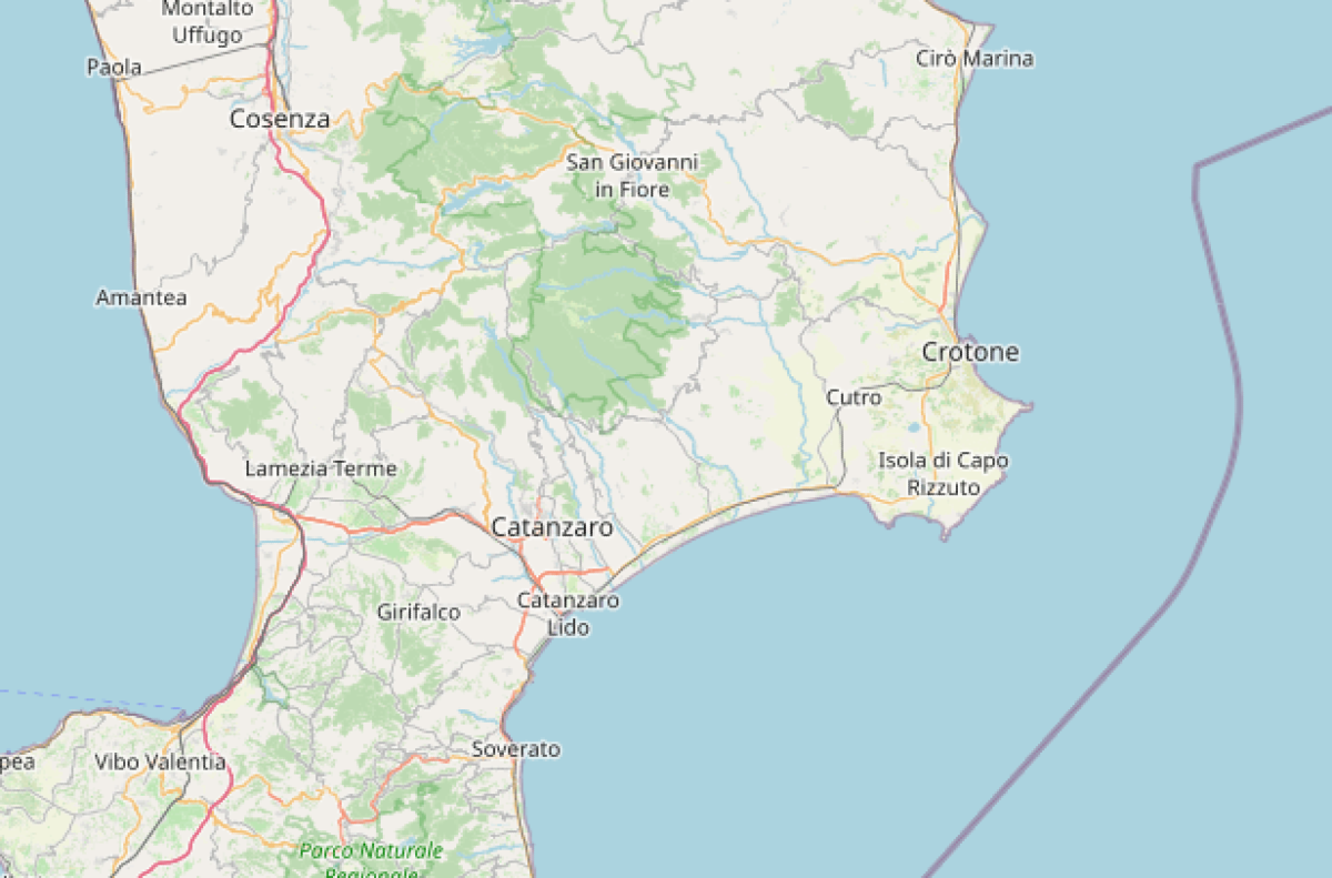 Lieve scossa di terremoto registrata in Calabria -