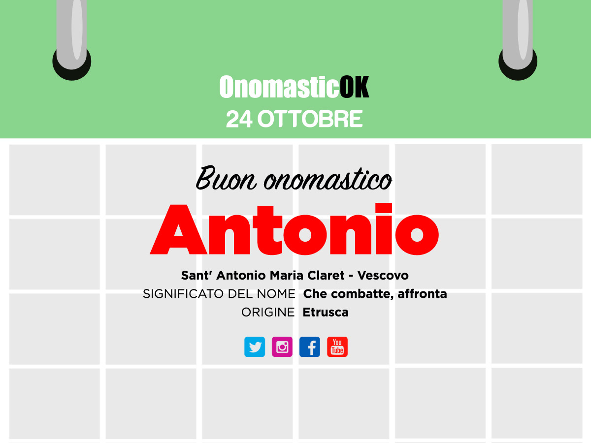 Onomastico: oggi è Sant’ Antonio Maria Claret - 