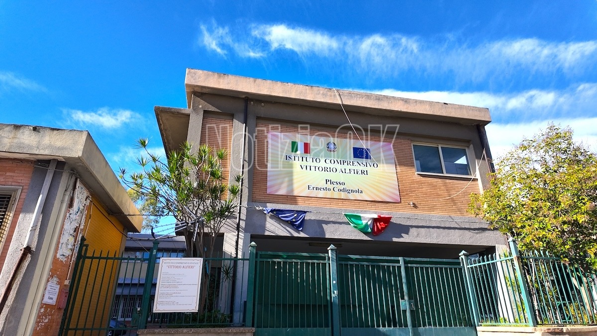 Crotone - Lavori di messa in sicurezza alla scuola Ernesto Codignola dopo le piogge - istituto codignola crotone redazione