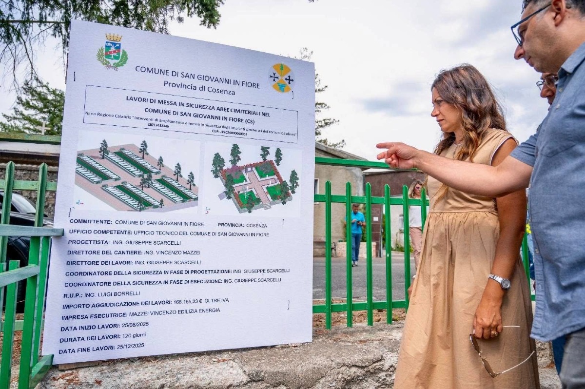 San Giovanni in Fiore: il cimitero comunale verso una nuova dignità - 