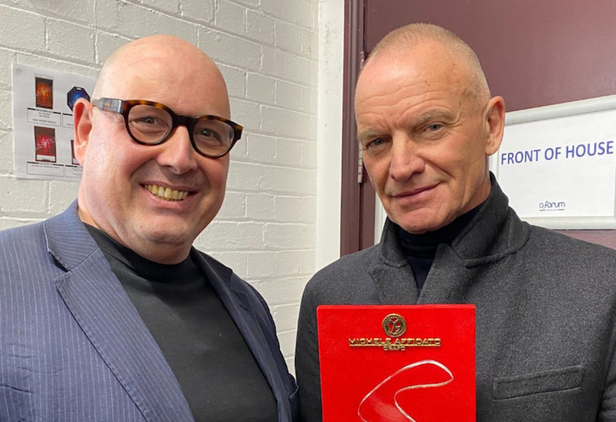 Un premio di Michele Affidato per Sting: all'artista il "London One Radio Award 2025" -
