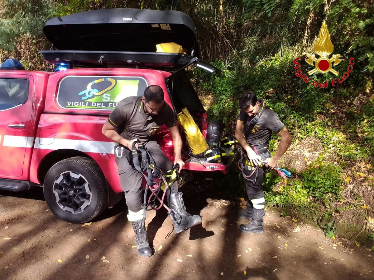 Intervento dei Vigili del Fuoco: un uomo tratto in salvo - 