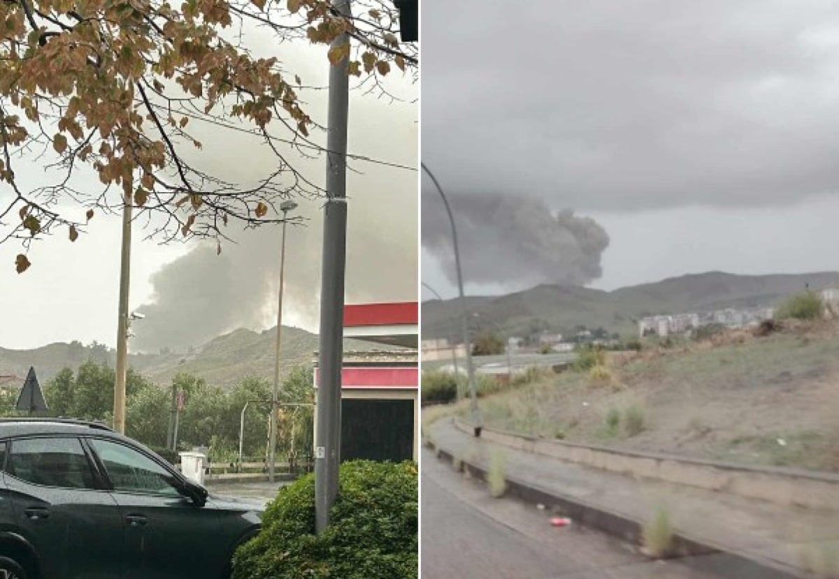 Maltempo, fulmine su magazzino agricolo: colonna di fumo nel catanzarese -