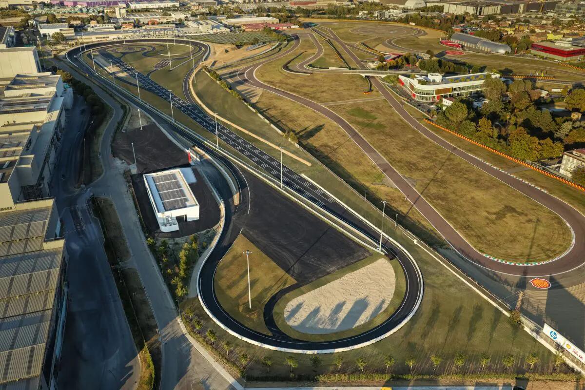Ferrari e-Vortex, il nuovo circuito di collaudo a Fiorano - 