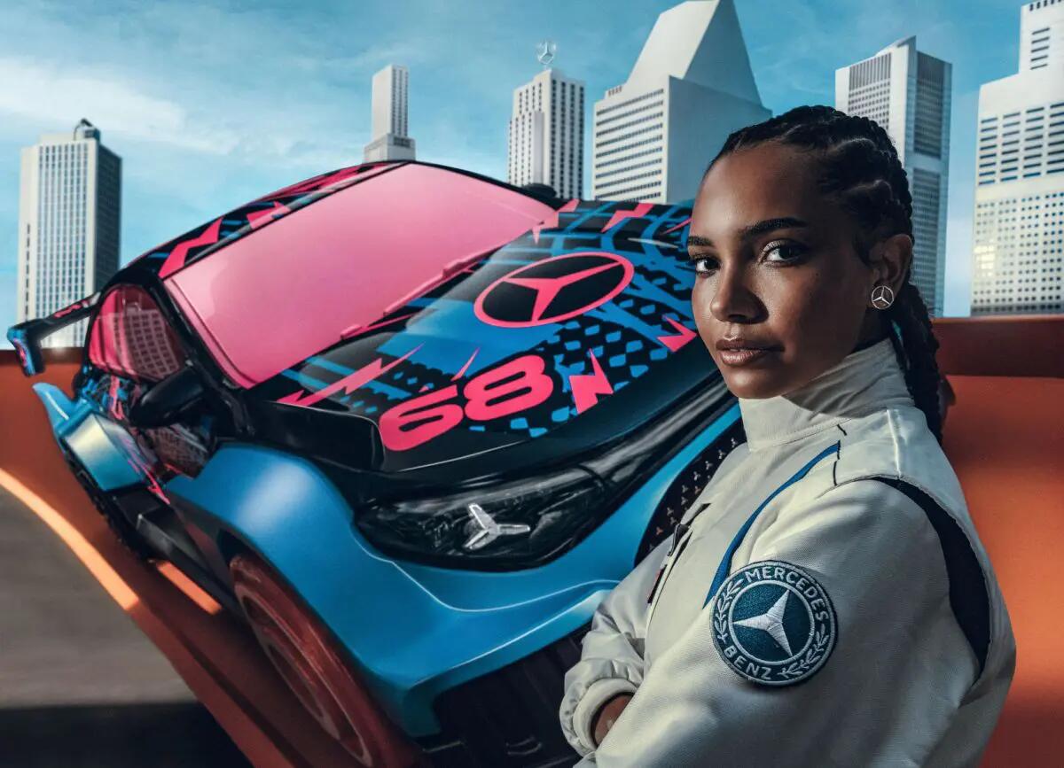 Hot Wheels trasforma la CLA in un’auto giocattolo di grandi dimensioni - 