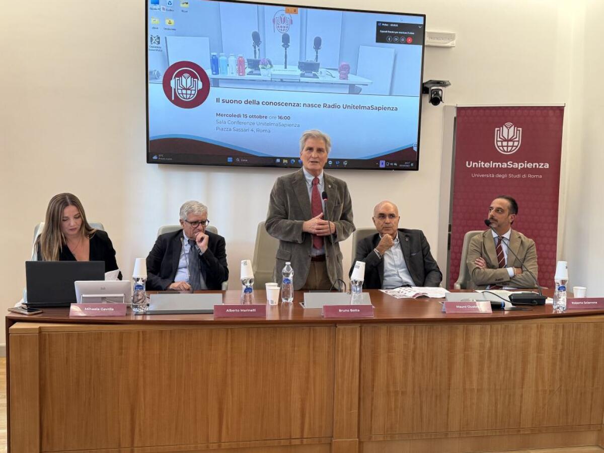 Nasce Radio UnitelmaSapienza, Botta “Proiettati verso il futuro” -