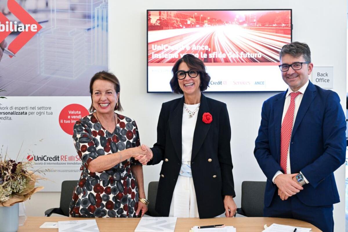UniCredit e Ance, accordo per la sostenibilità nel comparto edilizio - 