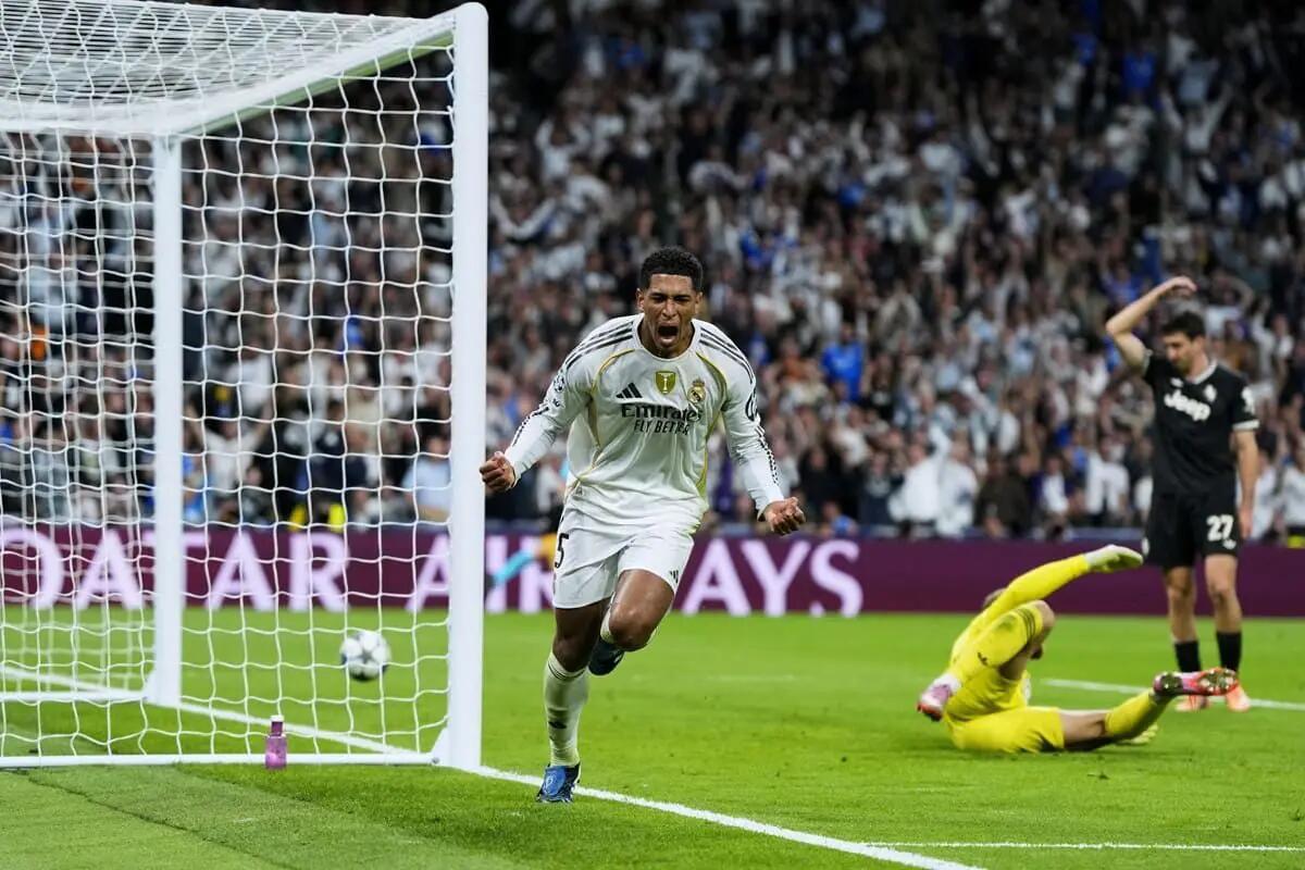 Juventus sconfitta al Bernabeu, la decide Bellingham -