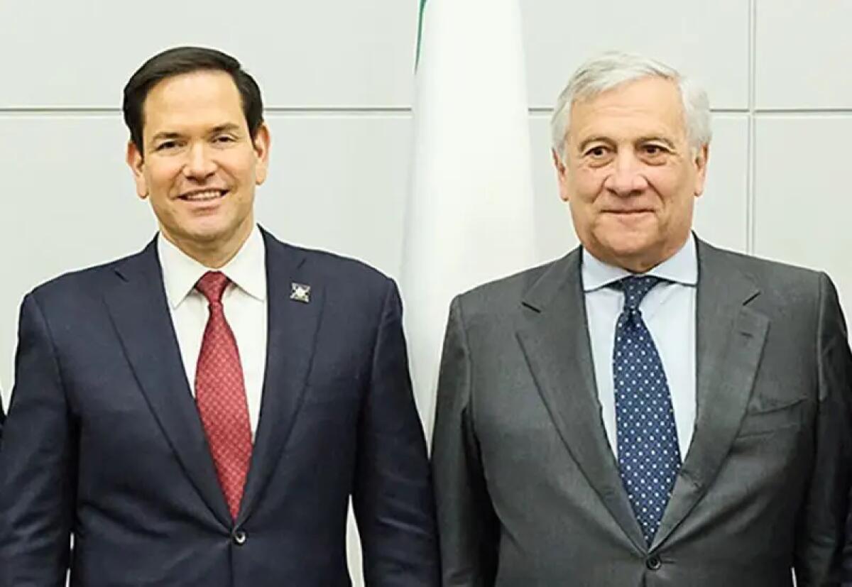 Tajani sente Rubio “Al lavoro per una rapida attuazione del Piano Trump” -