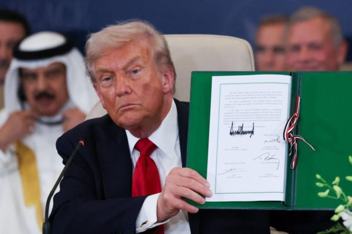Firmato a Sharm el Sheik l’accordo di pace per Gaza -