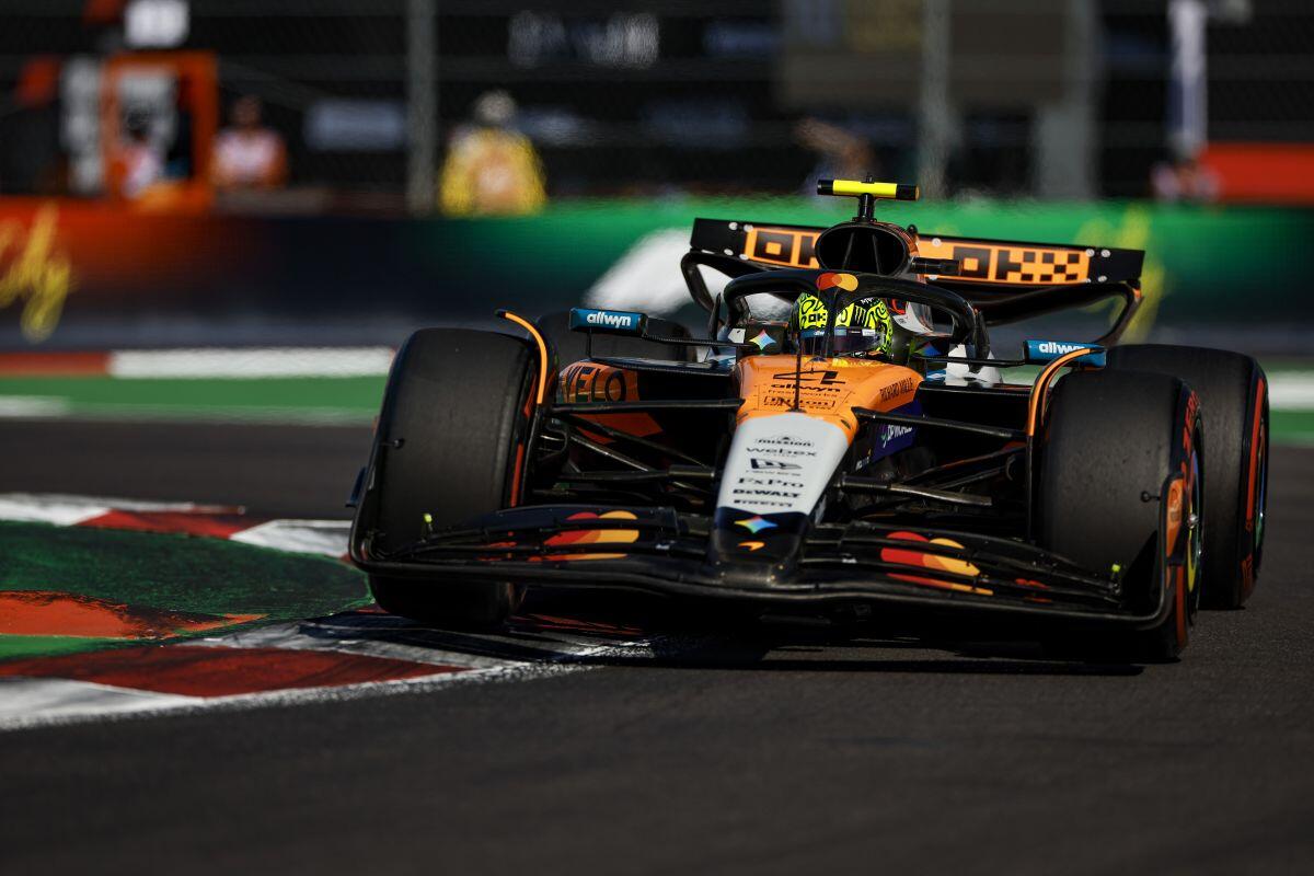 Norris in pole in Messico davanti a Leclerc e Hamilton -