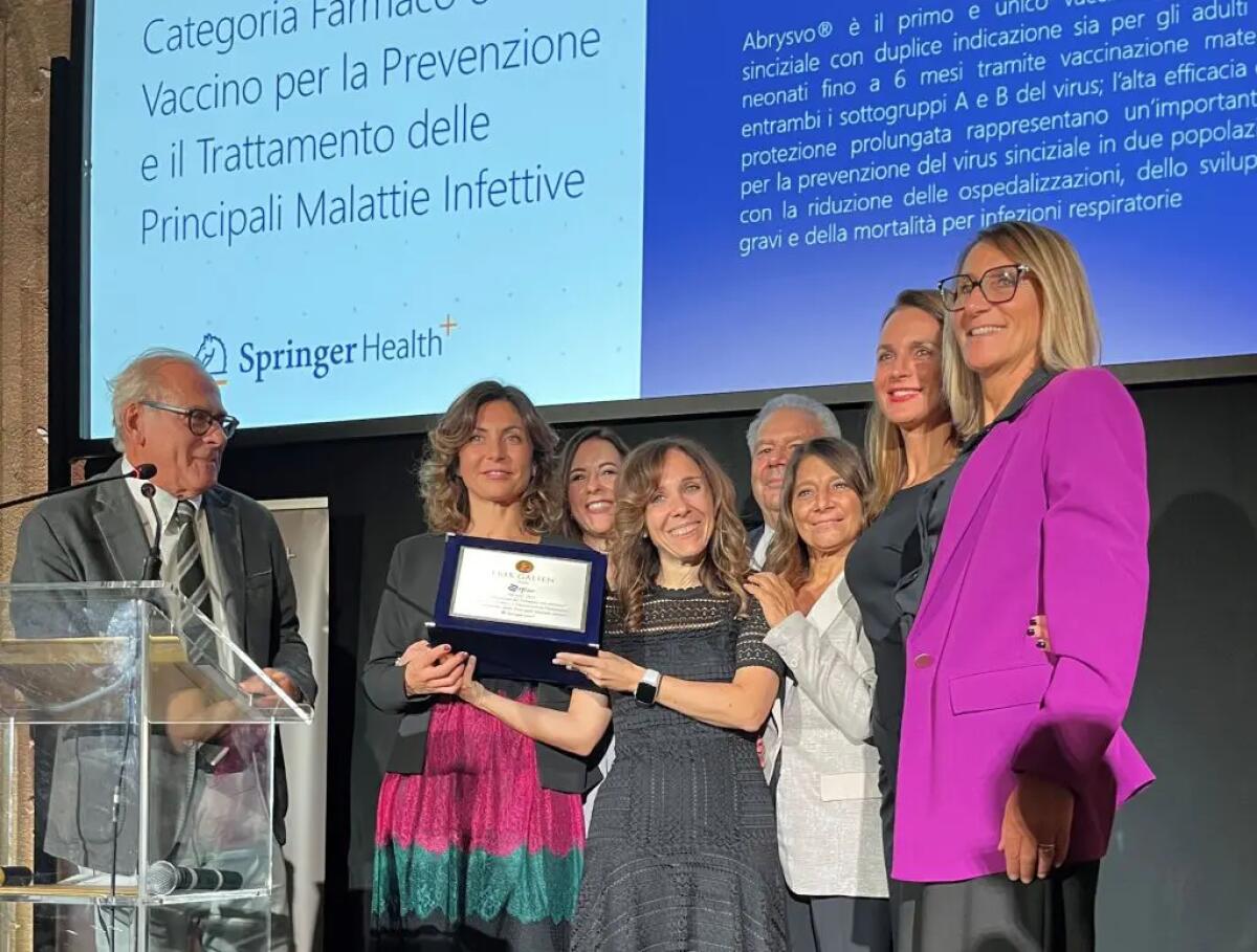 Pfizer premiata per il vaccino contro il virus respiratorio sinciziale -
