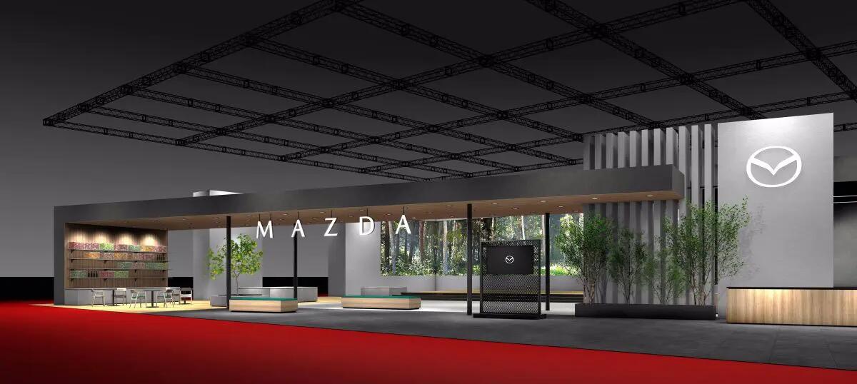 Mazda annuncia nuova versione proprio logo al Japan Mobility Show -