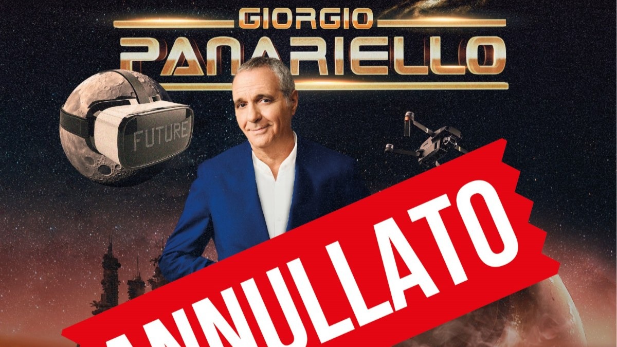 Catanzaro - Festival d’Autunno, annullato “E se domani...” di Giorgio Panariello -