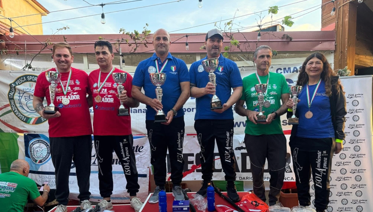 Campionato Italiano di Pesca in Apnea a Coppie: trionfo per Giaquinta e Mercurio - 