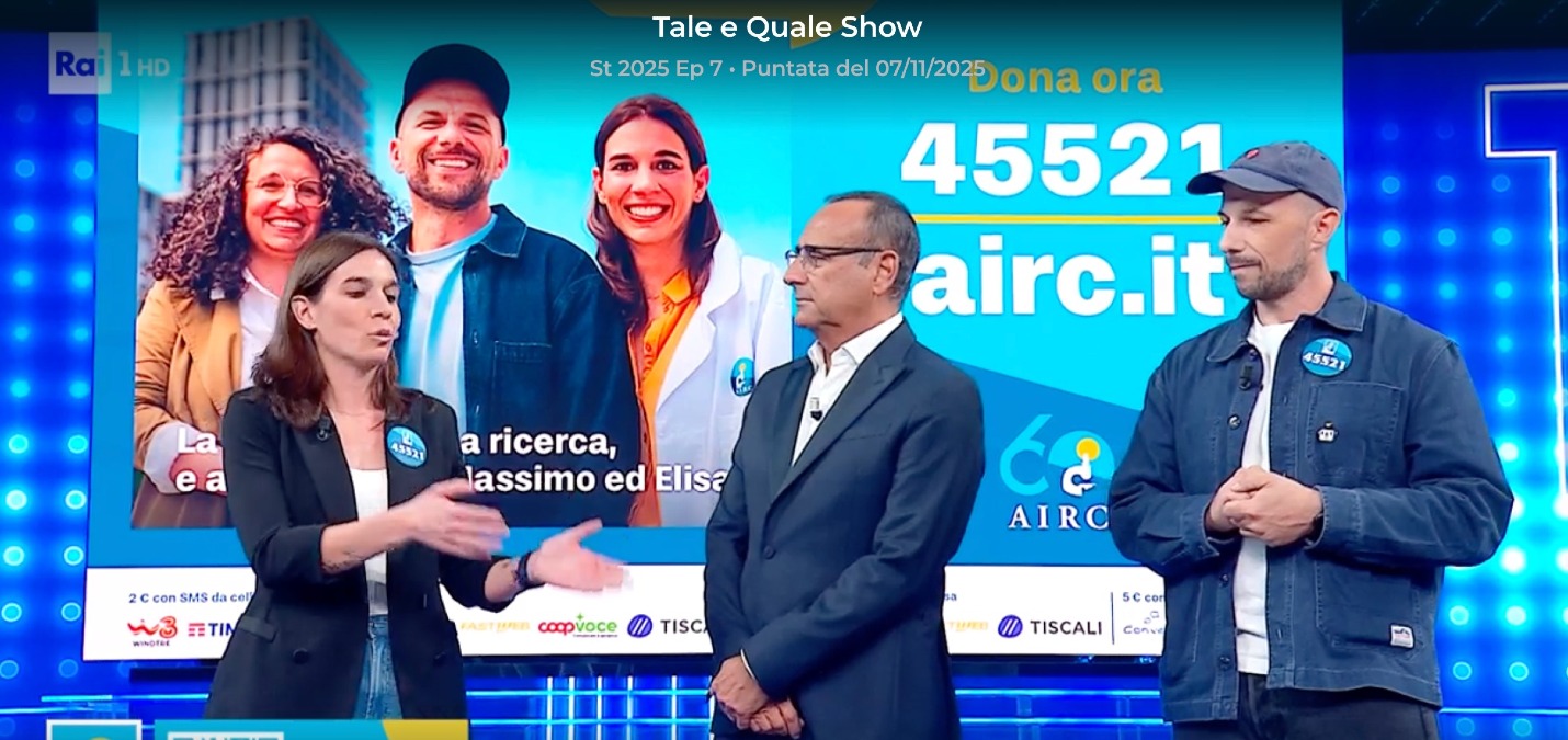 “Tale e Quale Show” accende i riflettori sulla ricerca e sulla solidarietà con il catanzarese Massimo Sirelli  - 