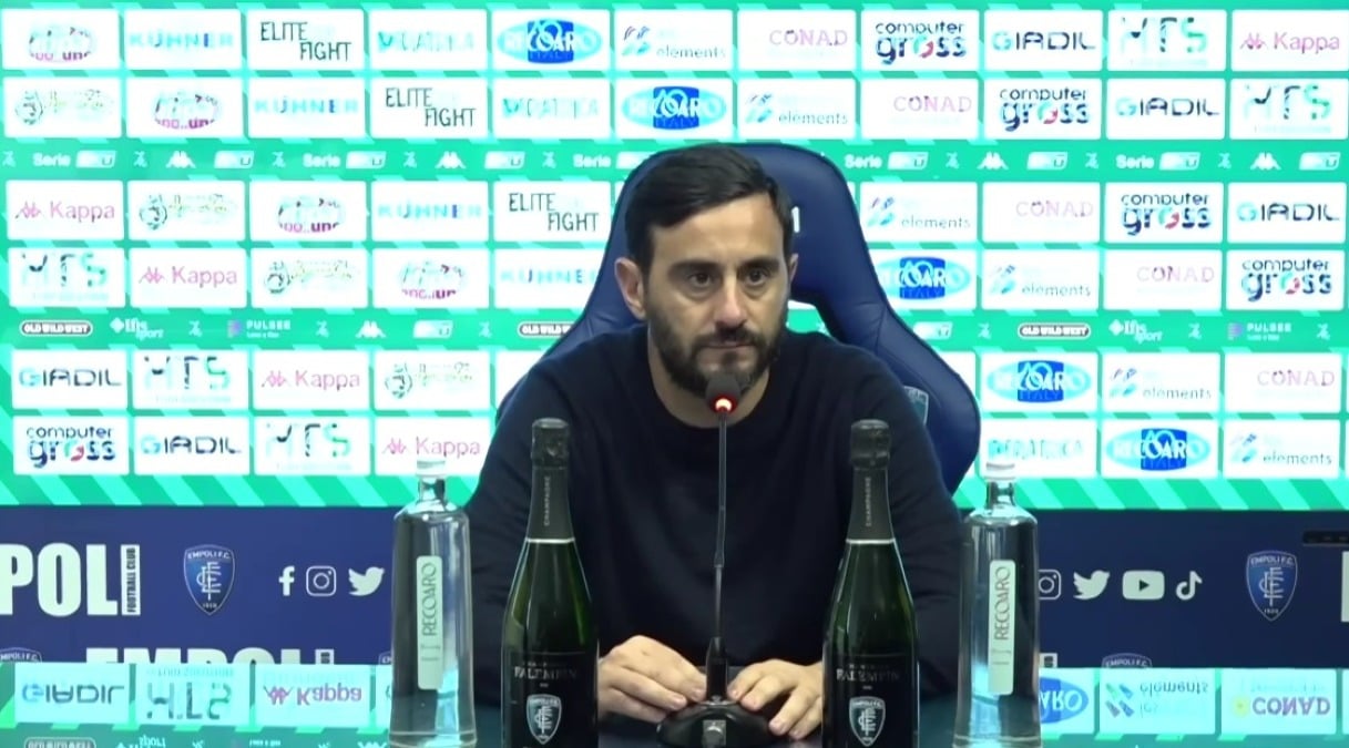 #EmpoliCatanzaro 1-0 | Mister Aquilani: "Un passo indietro, dobbiamo ritrovare umiltà e concentrazione" - 