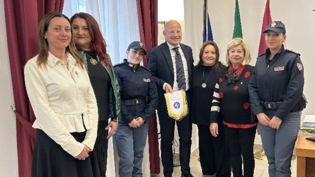 La FIDAPA incontra il Questore di Crotone: alleanza per contrastare la violenza di genere - 