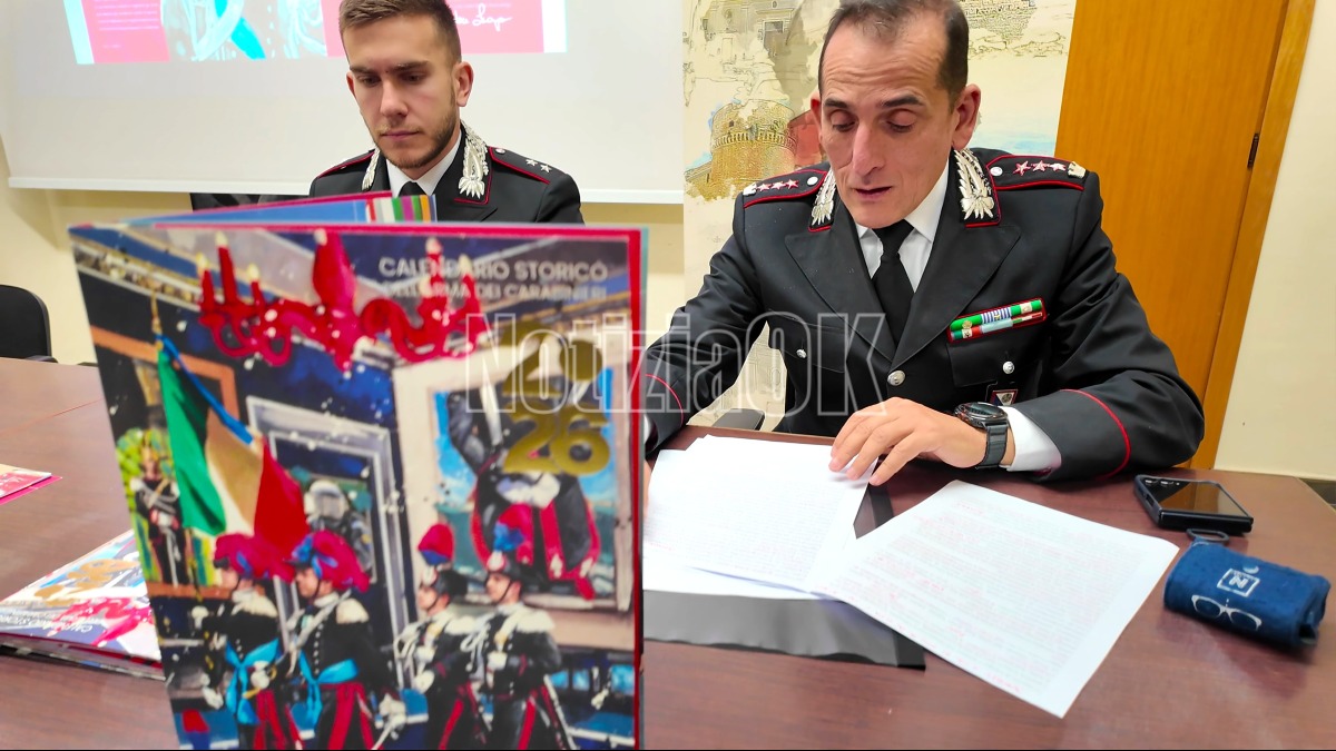(VIDEO) Presentato il Calendario Storico dei Carabinieri 2026 - 