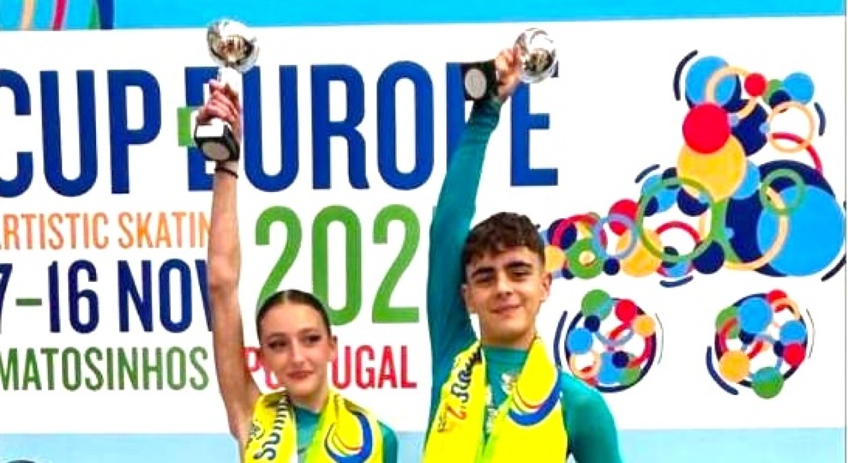 Storico trionfo per il pattinaggio calabrese: Gaetano e Felletti vincono l’oro alla Coppa Europa 2025 - 