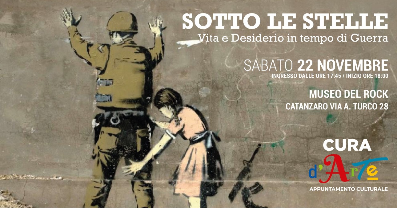Catanzaro - “Cura d’Arte sotto le stelle”: vita e desiderio in tempo di guerra al Museo del Rock - 