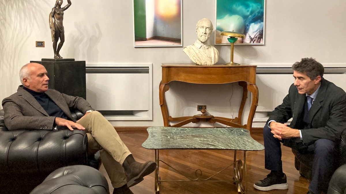 Il Sindaco Caruso incontra il DG del Cosenza Calcio Salvatore Gualtieri - 