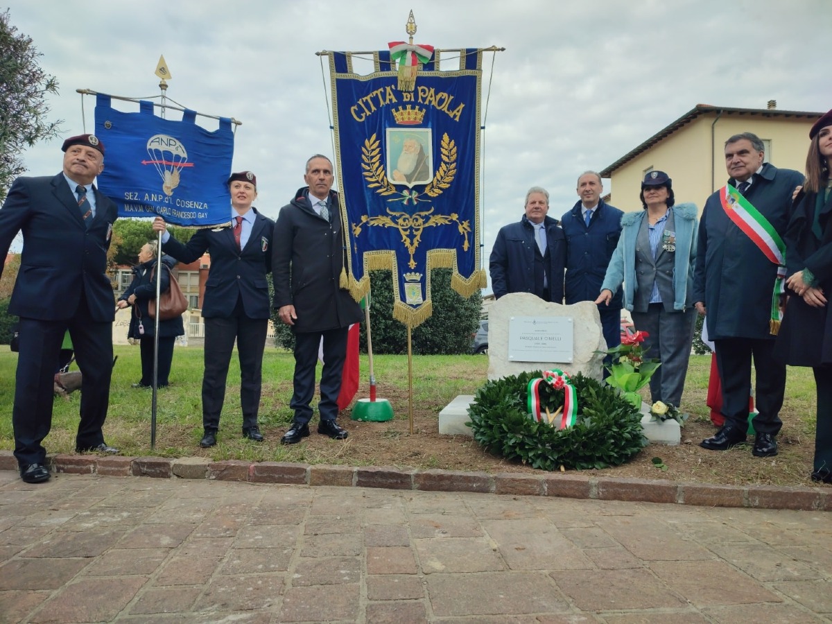 Paola, cerimonia commemorativa per Pasquale Cinelli, Eroe del Dovere - 