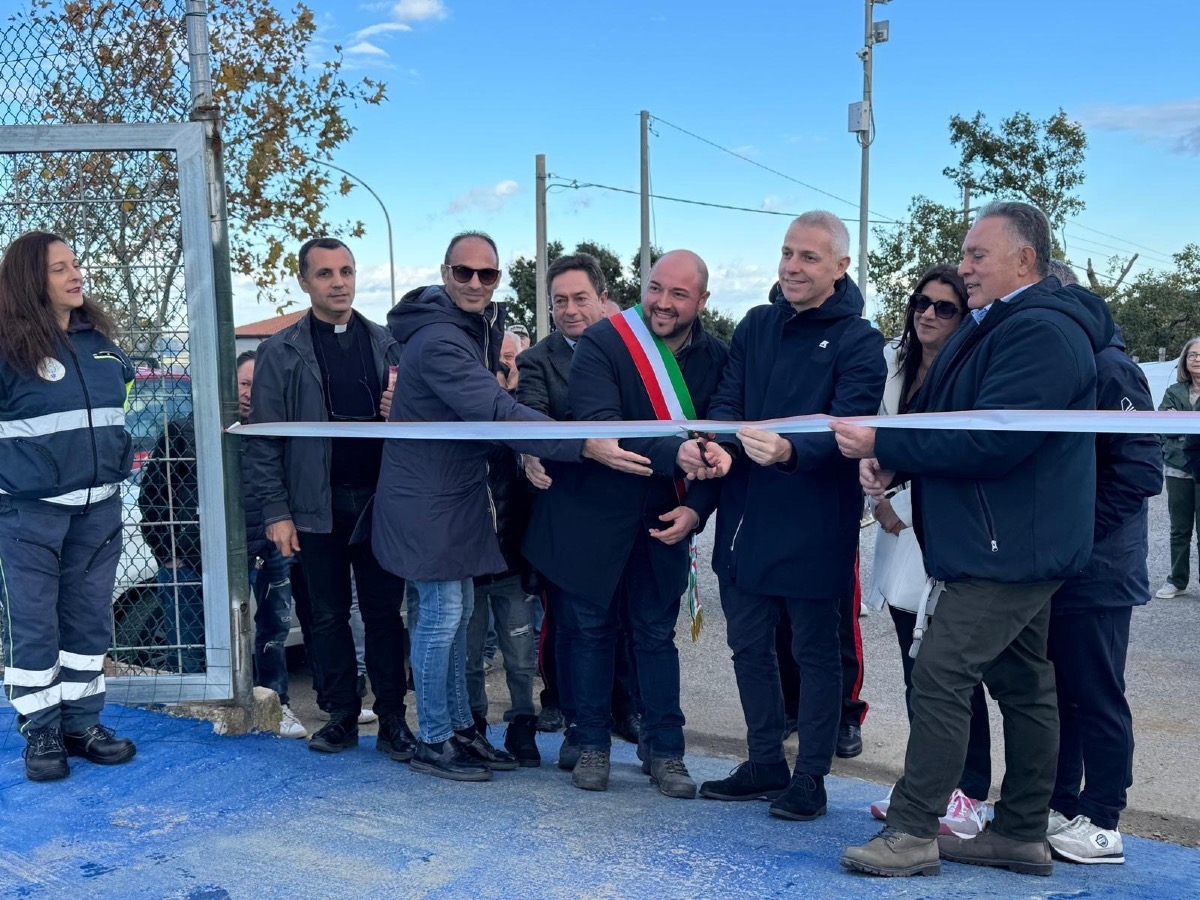 Inaugurato il nuovo campo sportivo di Carfizzi - 