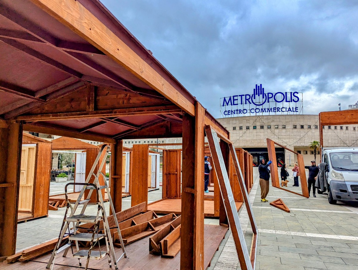 Rende, iniziano i preparativi per il Villaggio di Natale 2025 - 