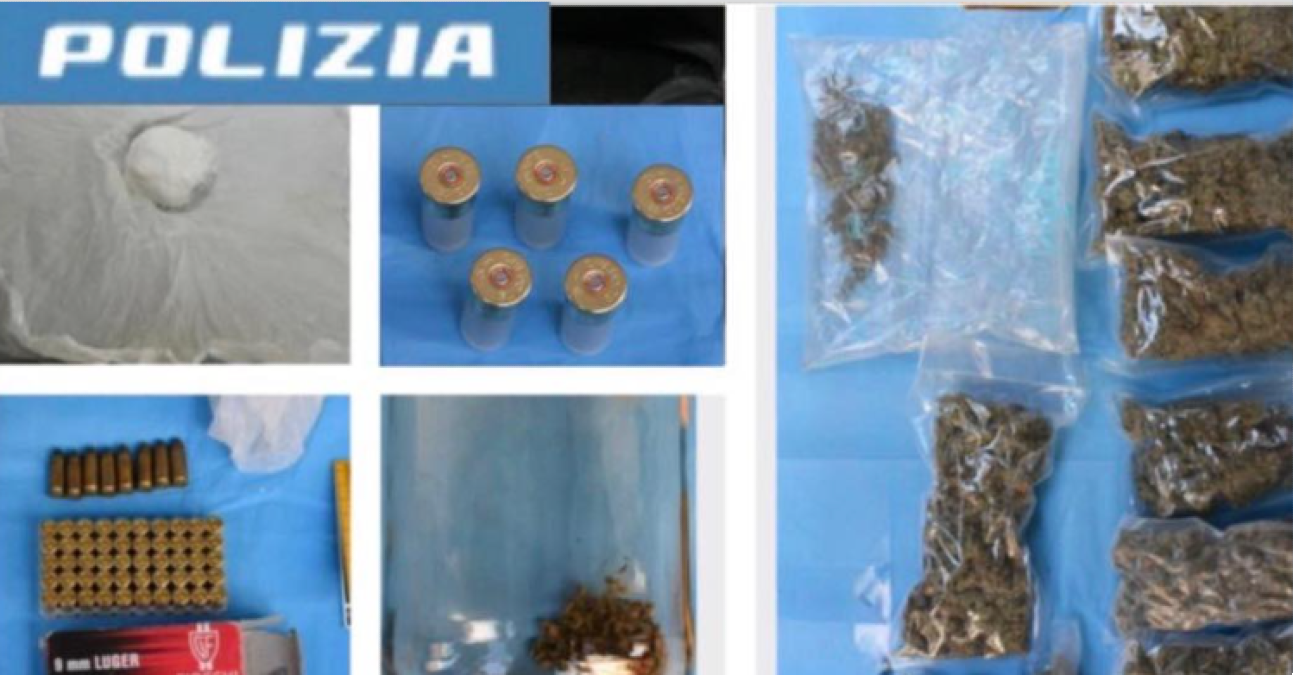 Polizia di Stato: un arresto, trovate armi clandestine, munizioni e droga - 
