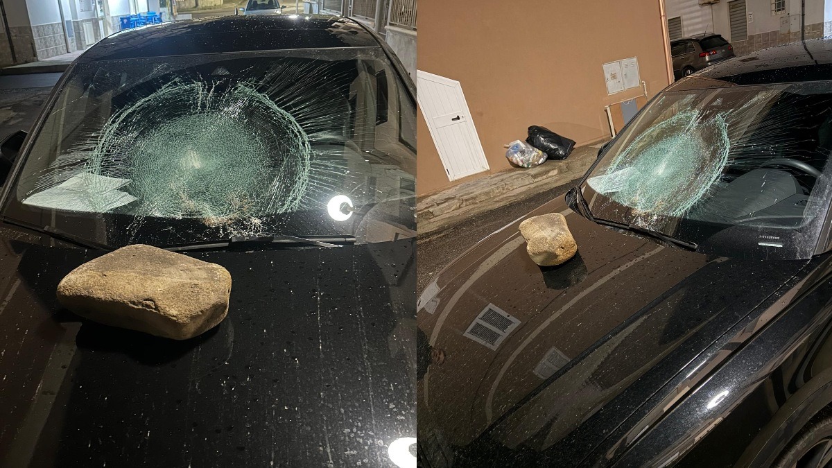 Cariati - Attentato all’assessore Francesco Cicciù: parabrezza distrutto con una grossa pietra - 