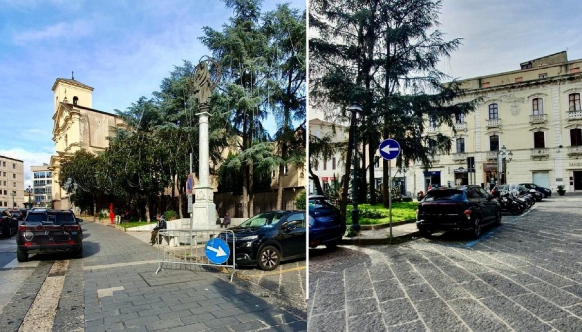 Catanzaro - Nuovo senso unico a Piazza Serravalle: più fluidità nel centro storico - 