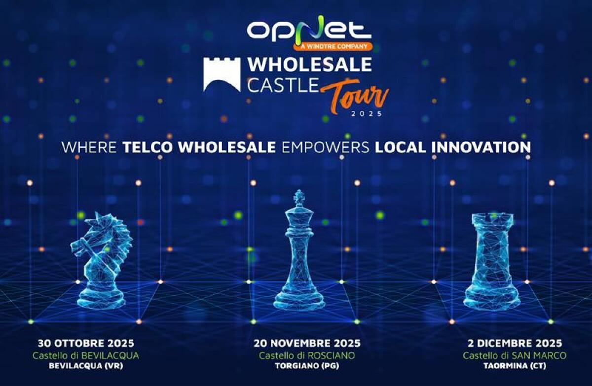 OpNet Wholesale Castle Tour, in provincia di Perugia seconda tappa business tour - 