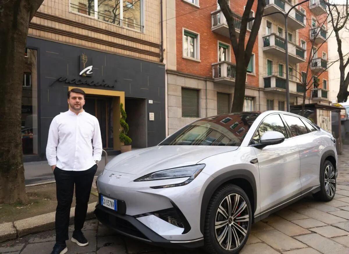 BYD celebra la prima Stella Michelin di Procaccini Milano - 