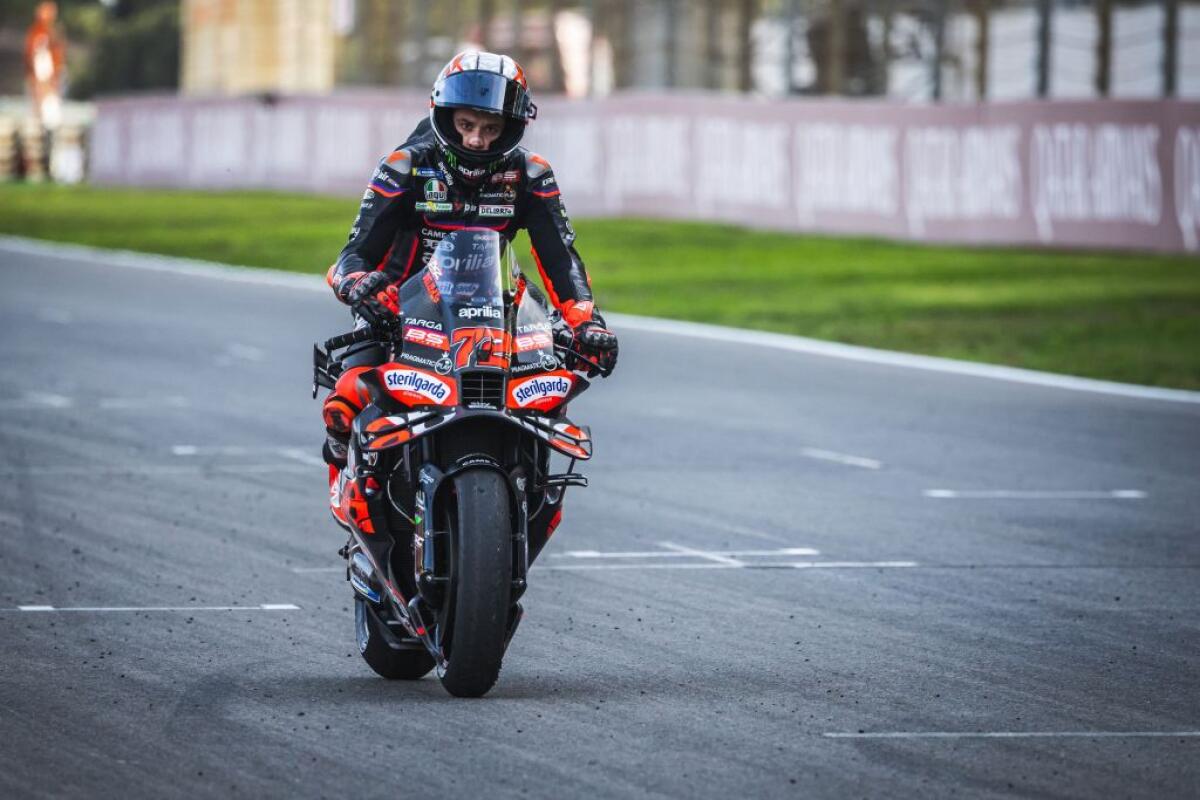 In Portogallo domina Marco Bezzecchi, out Bagnaia - 