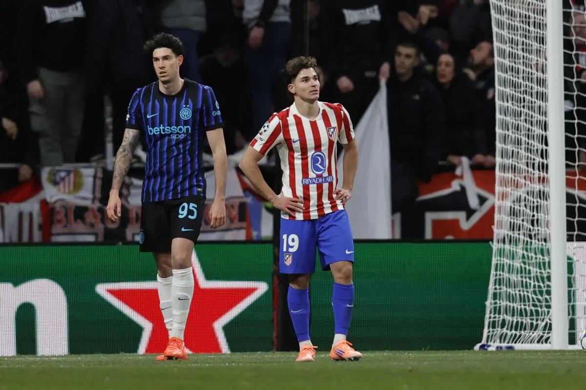 Inter beffata nel recupero in Champions, 2-1 per l’Atletico Madrid - 